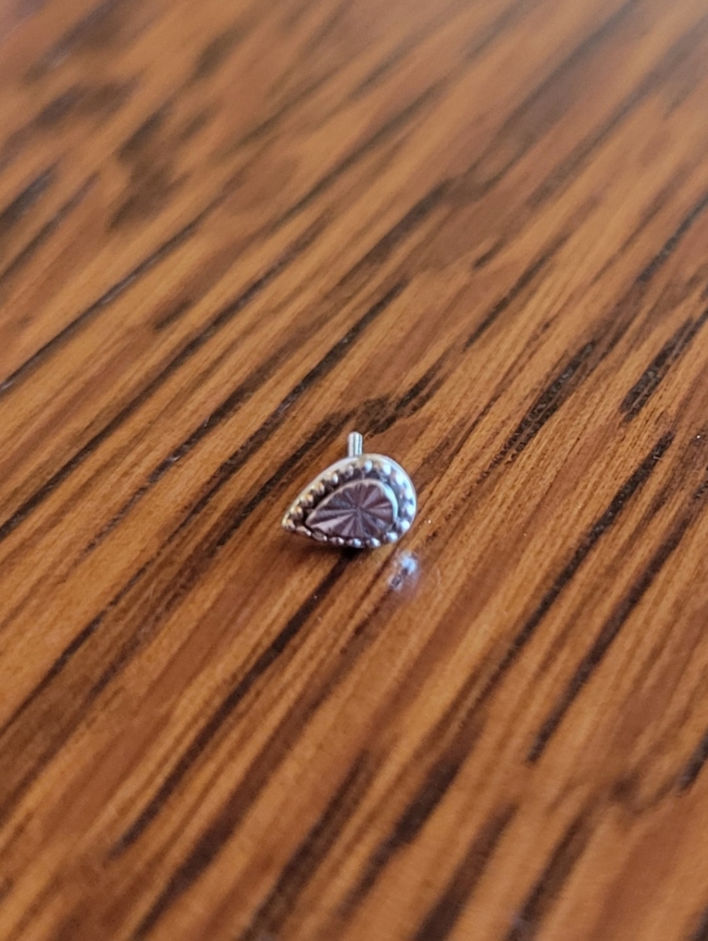 White Gold Pear End